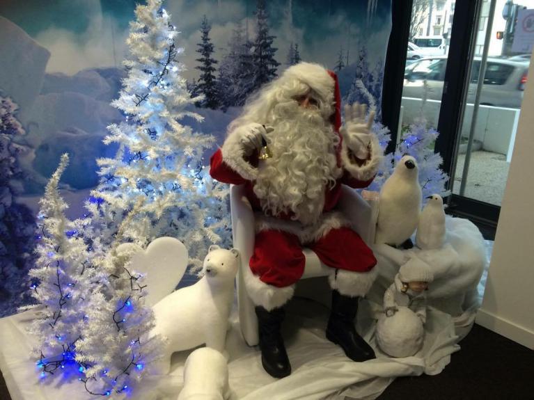Le Père Noël au Pôle Nord - studio photos Maquarella