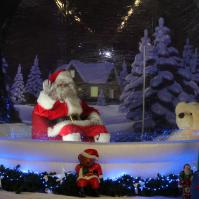 Studio photos 2018 - Le Père Noël dans sa bulle géante