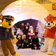 Igloo avec studio photo - mascottes et animateurs