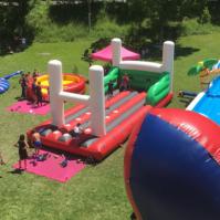 Structures gonflables - mondial rugby à Digne les Bains