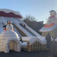 Piste de luge gonflable - 24m x 10m x 10m de haut